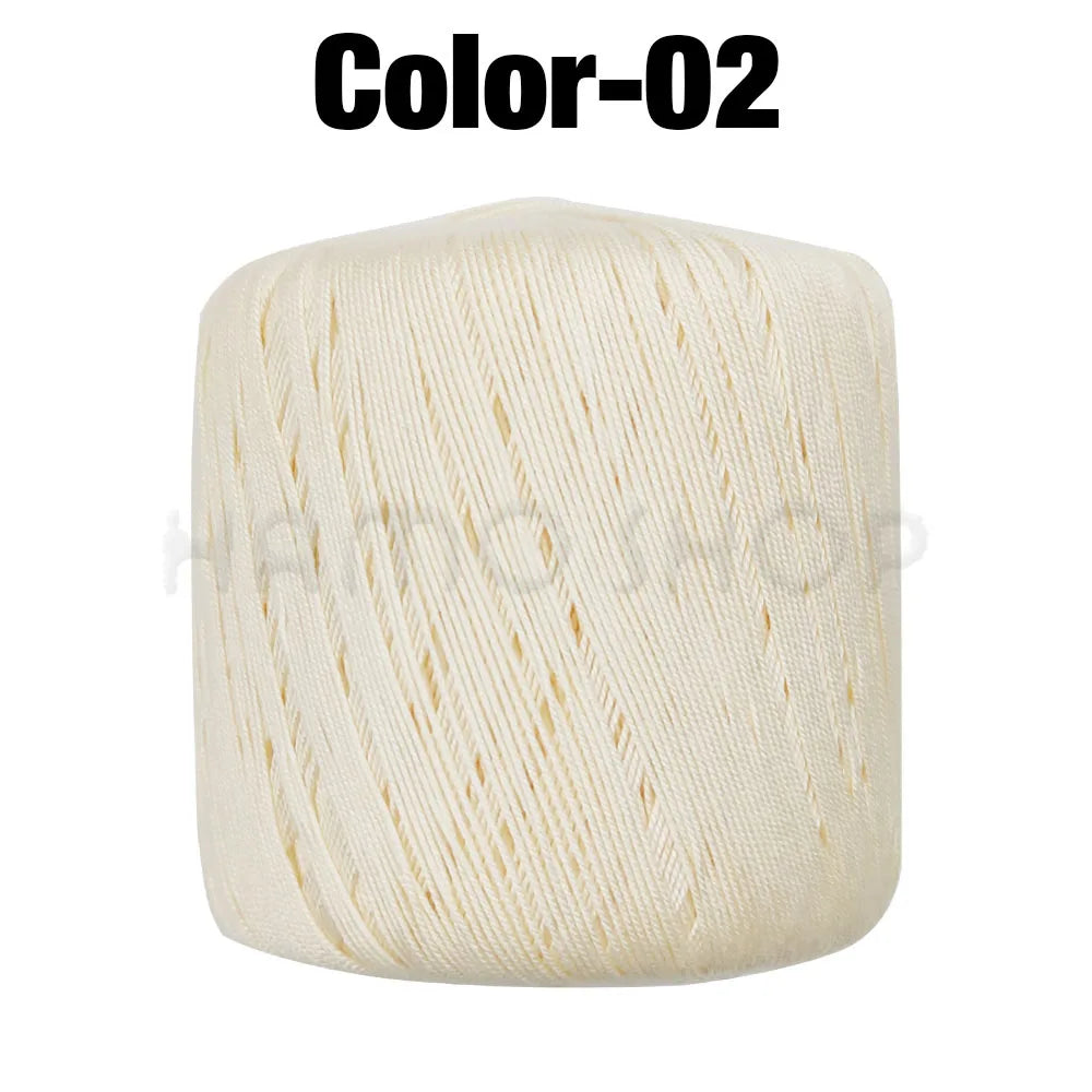 50g Lace Yarn Soft Crocheting Knitting Thread For Handmade Craft DIY Supplies Sweater Handbag Scarves Shawls Hats Making