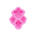 GJ-75 Cartoon Mini Bee Shoes and Clothing Decorative Accessories Drip Mold Chocolate Cookies Cake Dessert Decorative Molds