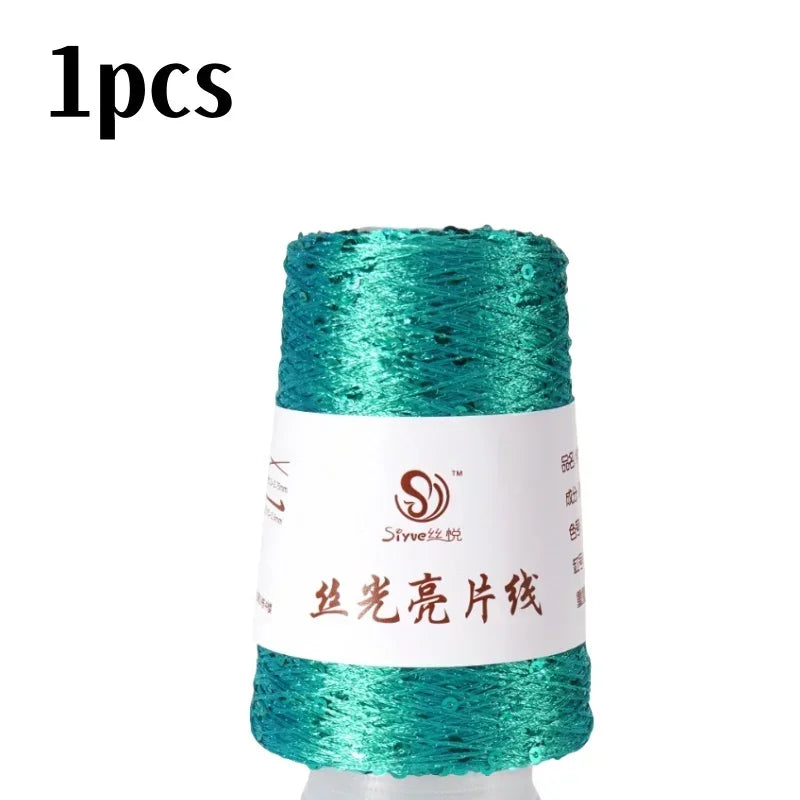 150 Colour 700M 100g special Sequin yarn DIY garment accessories Rag doll Knitting yarn