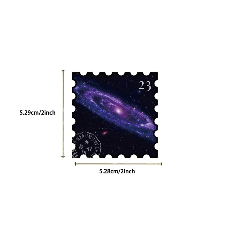 10/30/50PCS Mysterious Universe PVC Sticker Aesthetic Children's DIY Decoration Scrapbooking Stationery Hand Accounting Supplies
