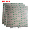 BIG Sheet! (14.17")  36cmx36cm 3M 468 Double Adhesive Transfer Tape, Hi-Temp. Resist for 3D Printer, Thermal Pads, Rating Plate