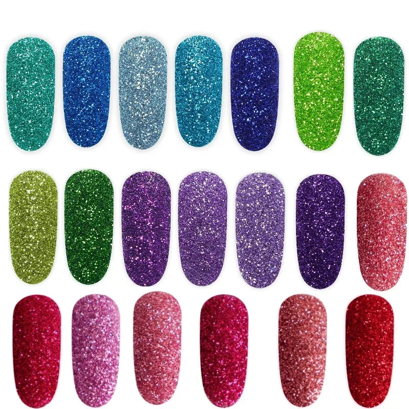 100g/50g Holographic Laser Extra Fine Glitter Dazzling Nail Glitter Powder DIY Art Crafts Resin Tumbler Decoration Shiny Glitter
