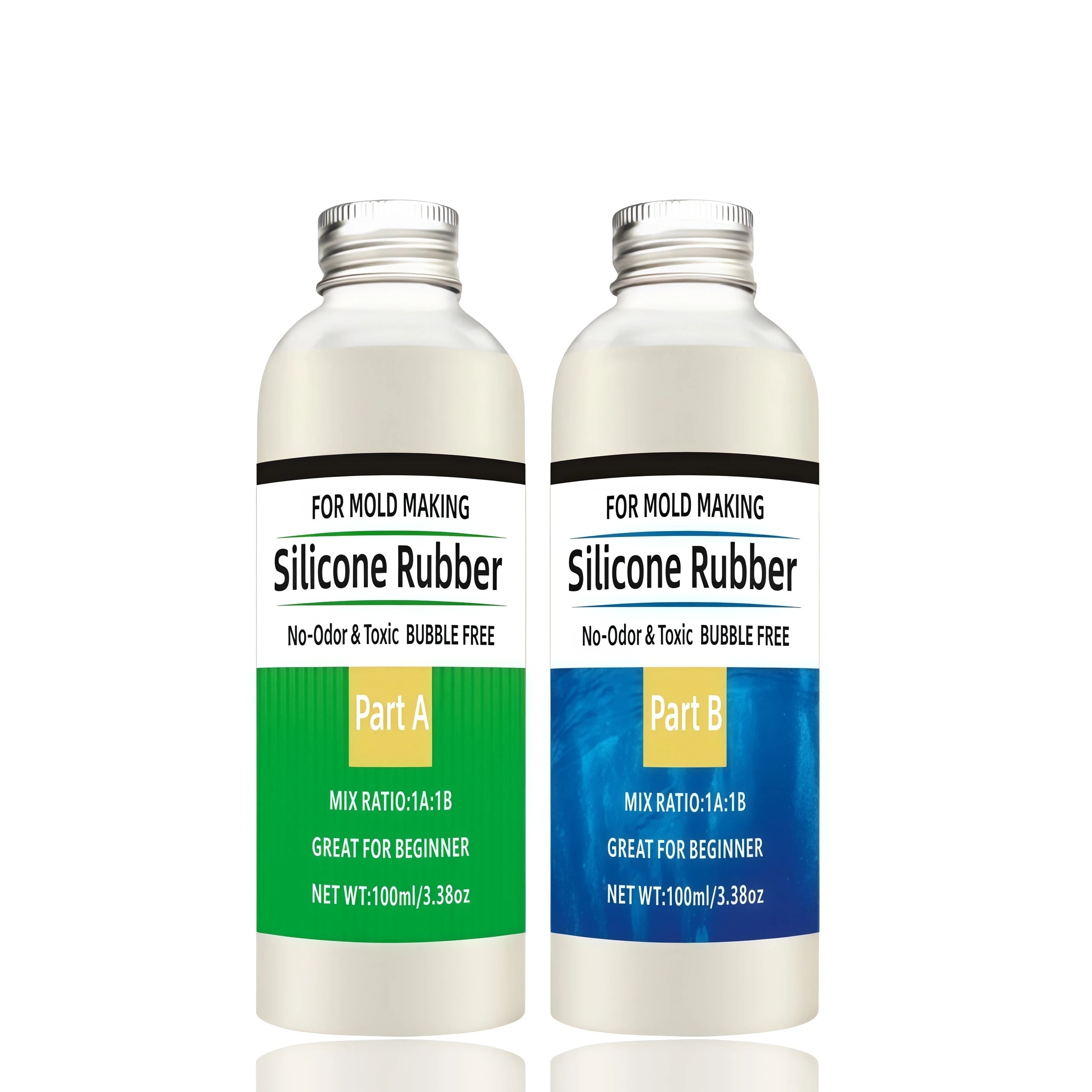 Silicone Mold Making Kit Platinum Translucent Liquid Silicone Rubber for Casting Resin Molds