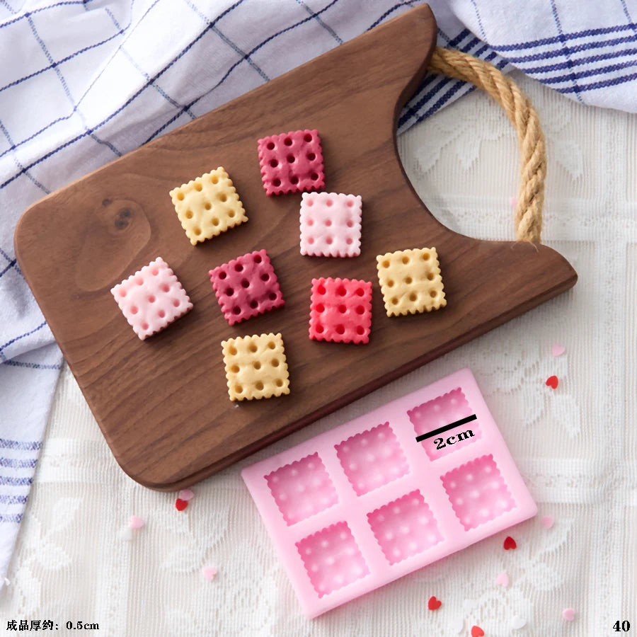 VERIDIAN Waffle Biscuit Silicone Molds Bunny Bear Chocolate Fondant Cake Mold Baking Accessories Cake Decoration Accessories