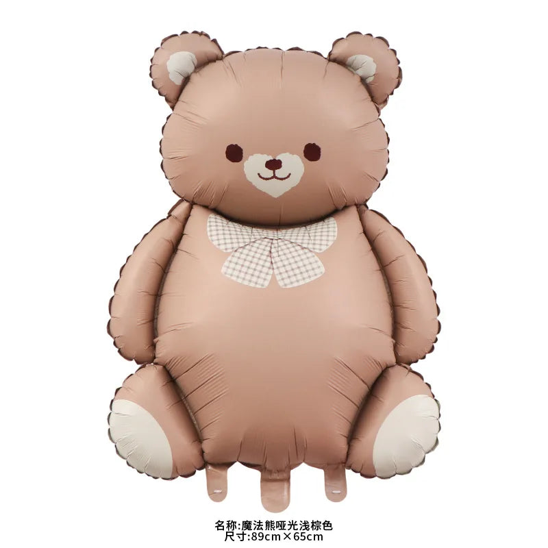 Brown Teddy Bear disposable tableware Teddy Bear party napkins plates cups kids Teddy Bear Birthday Party decoration Baby Shower