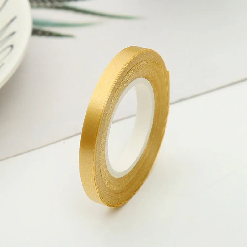 10m Balloons Ribbon Crafts DIY Bow Gold Silver Ribbons Balloons Accessories Baby Shower Wedding Christmas Birthday Party Decor