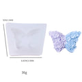 Rose Butterfly Mold Silicone Shaped Aromatherapy Gypsum Dropping Glue Decorative Ornament DIY