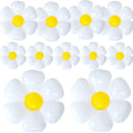 11pcs Daisy Balloons,Huge White Flower Daisy Balloons for Baby Shower Wedding Groovy Boho Daisy Birthday Party Decorations