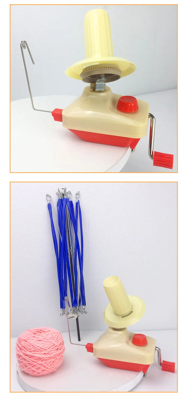 Crochet Yarn Winder for Crocheting and Umbrella Swift Set - Yarn Spinner for Crocheting,Cake Ball Winder,Roller, Baller, Spooler