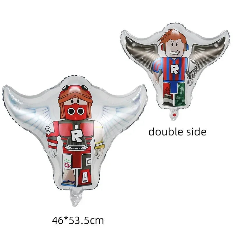 Roblox Game Themed Aluminum Balloons for Kids Birthday Party Decorations Ideal Gifts for Game Lovers Balloon Theme Periphery