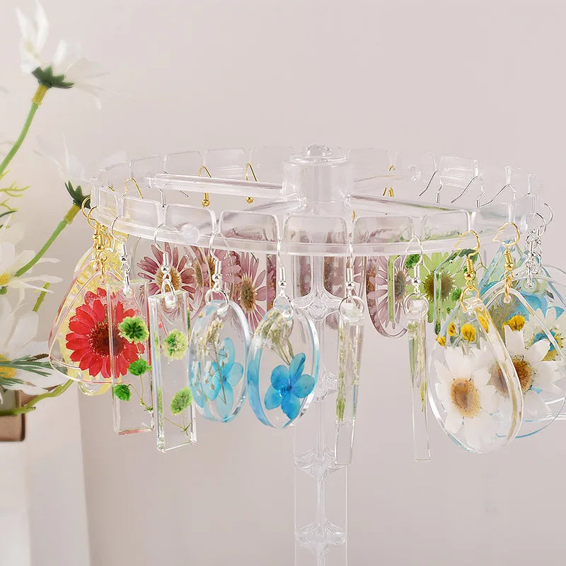 Geometric Earring Pendant Silicone Mold For Epoxy Resin DIY Earring Keychain Necklace Charms Resin Silicone Mold Jewelry Making