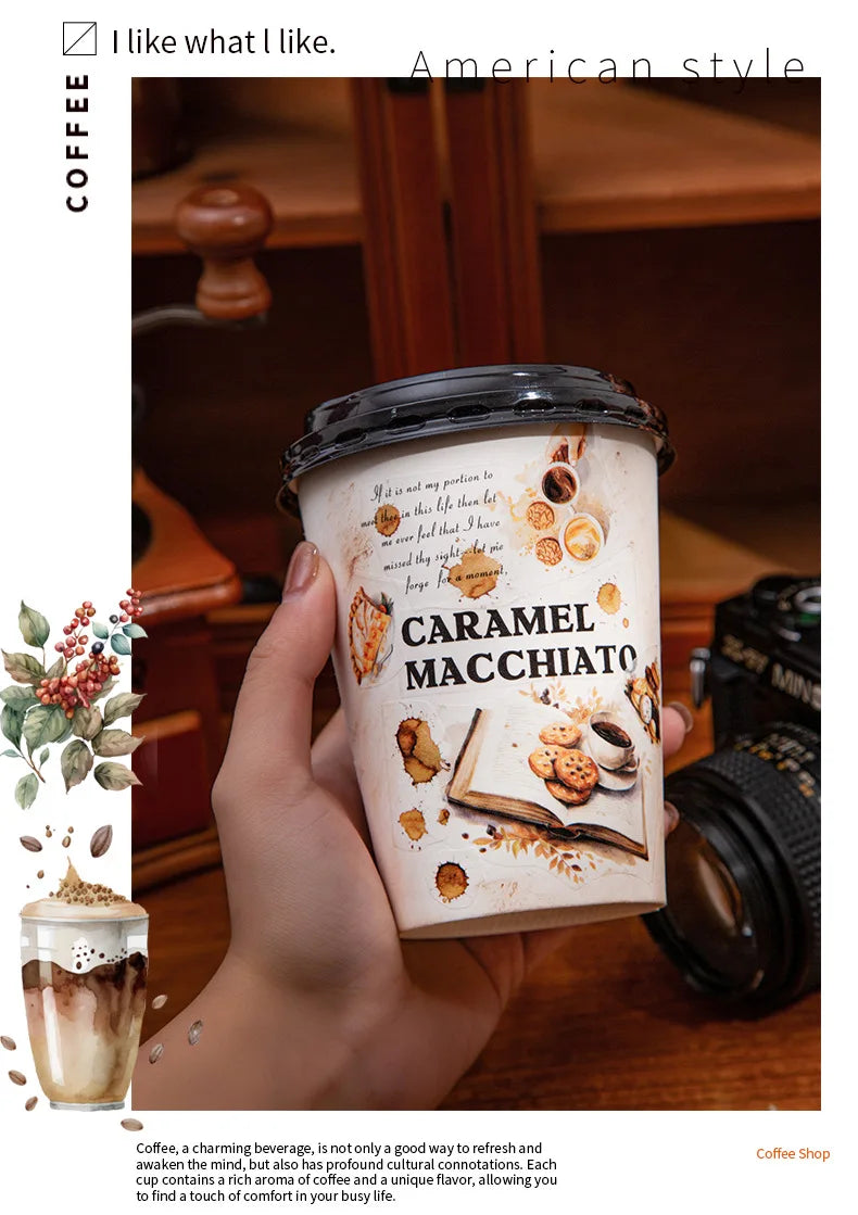 Mr.paper 6 Style 200CM/roll Washi Tape - Perfect for DIY Scrapbooking and Journals Decorative and Excellent Quality