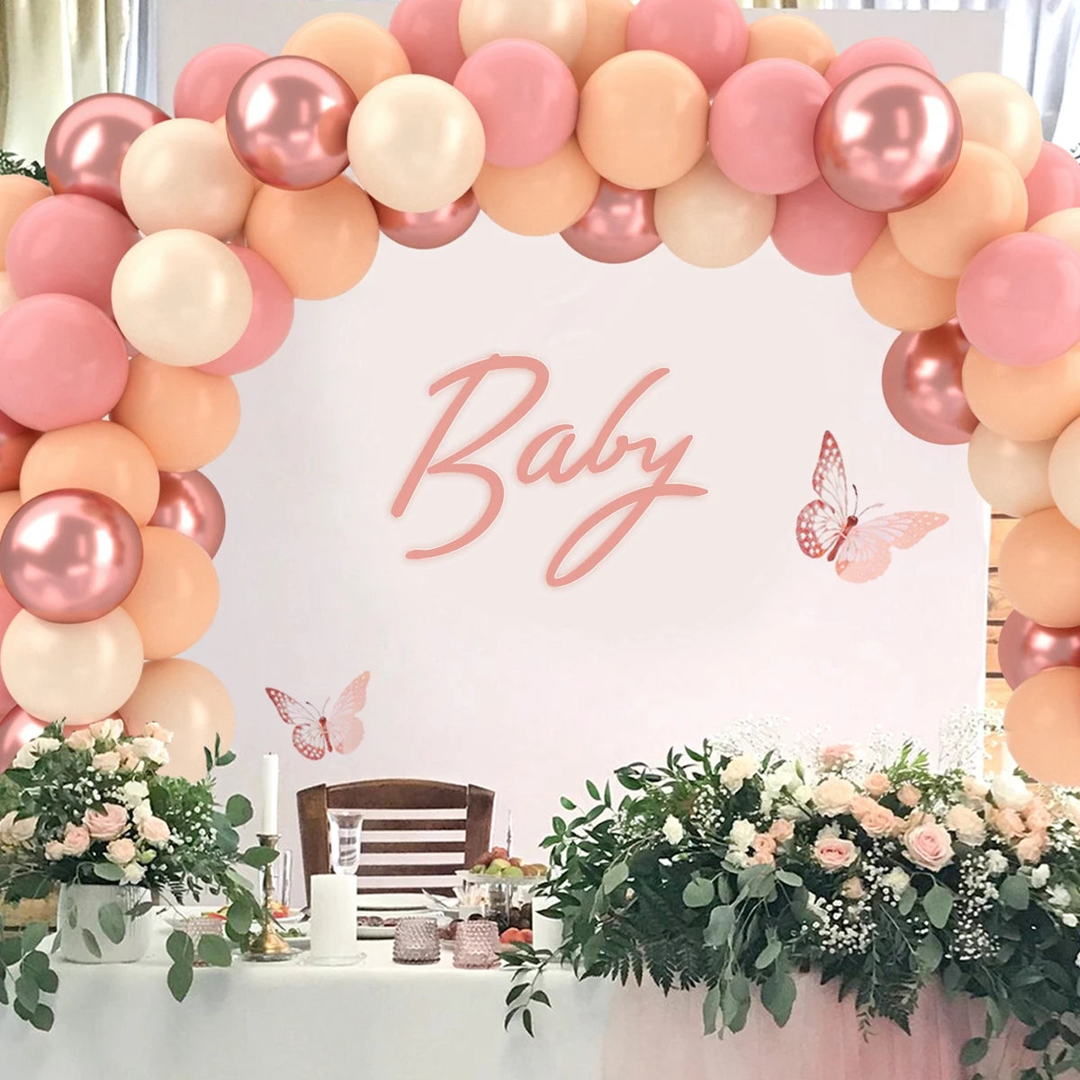 31/36/37/51/101Pcs Metallic Balloons Pearl Latex Balloon Gold Confetti Balloons for Birthday Weddings Baby Shower Party Decor