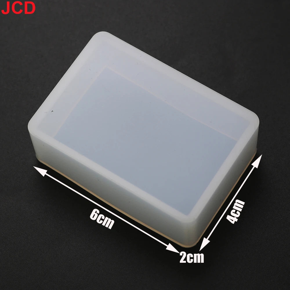 DIY Cube Rectangle Candle Crystal Glue Drop Silicone Mold Making Resin Swing Table Rectangle Ball Insect Dried Flower Specimen