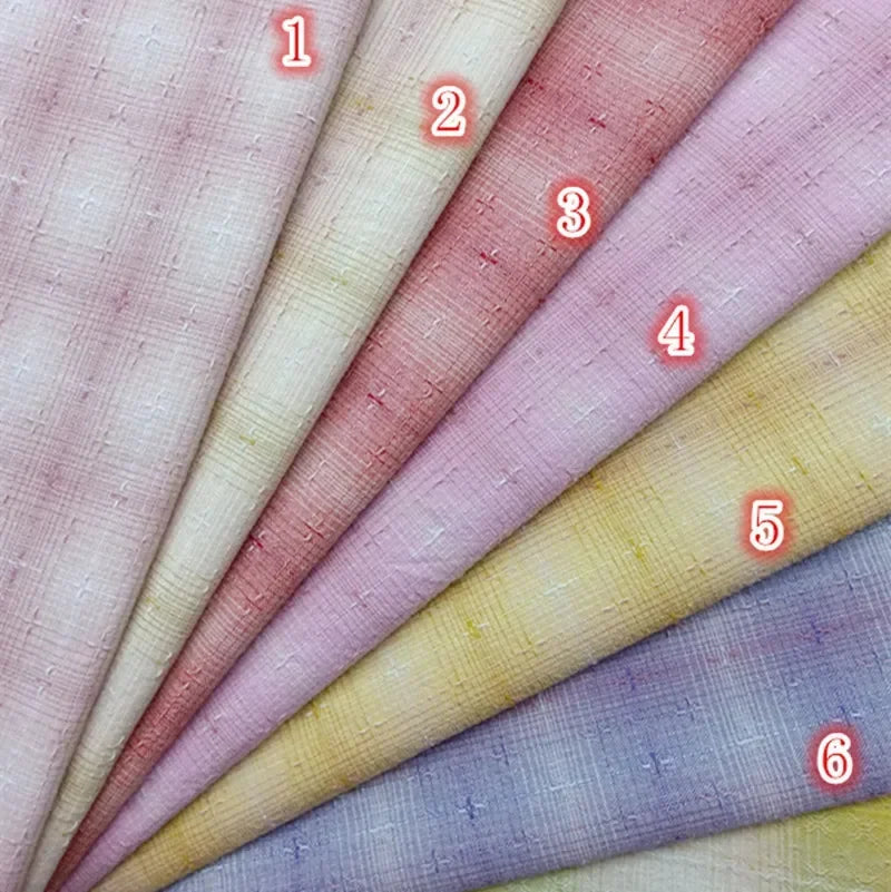 Japanese Yarn-Dyed Sewing Fabric Craft Patchwork Quilting Material Accessories Applique Handmade Sewing Doll Cloth Bundle