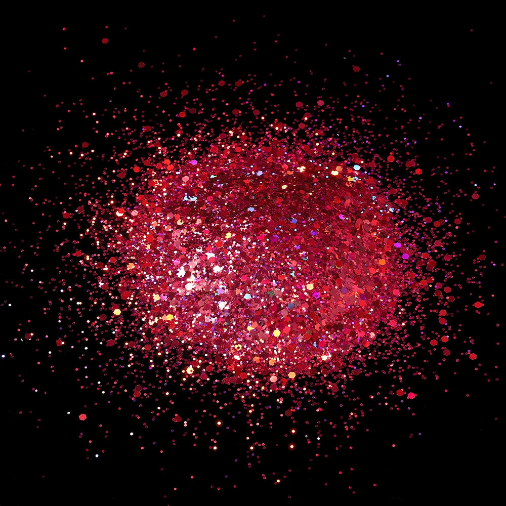 10g Holographic Hexagon Chunky Glitter Epoxy Resin Filler Flakes Laser Sparkly Sequins for DIY Epoxy Resin Nail Art Fillings