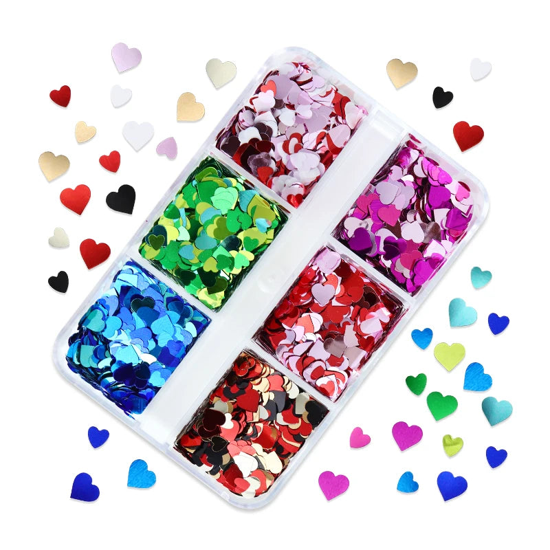 Plum Flower Glitter Epoxy Resin Filling Hollow Out Flowers Resin Sequins For Card Making Macaroon Flakes Scrapbooking DIY Crafts