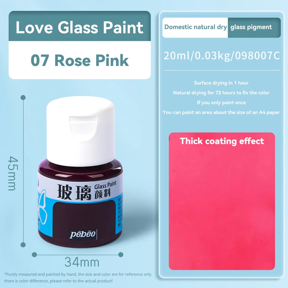 Creative 20ml Acrylic Paints Rich Color Waterproof Glass Pigments Tube For Painting Supplies Artist Drawing Art DIY Crafts