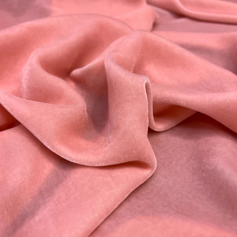 40 Colors Silk Velvet Fabric - Black Mulberry Silk Velvet for High-End Dress- Luxurious Gold Silk Velvet Material