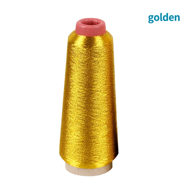 Colorful Computer embroidery cross stitch DIY Manual Bright Silk Gold Thread Silver Thread Metallic Yarn Woven Line 3200M