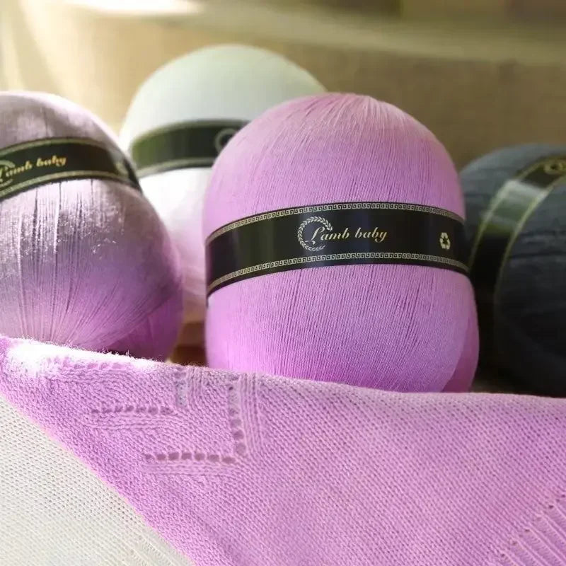 150g Pure Silk Cotton Thread Lace Thread Soft Summer Thread Pure Cotton Hand Woven DIY Half Sleeve Hat Scarves Sweater Wholesale