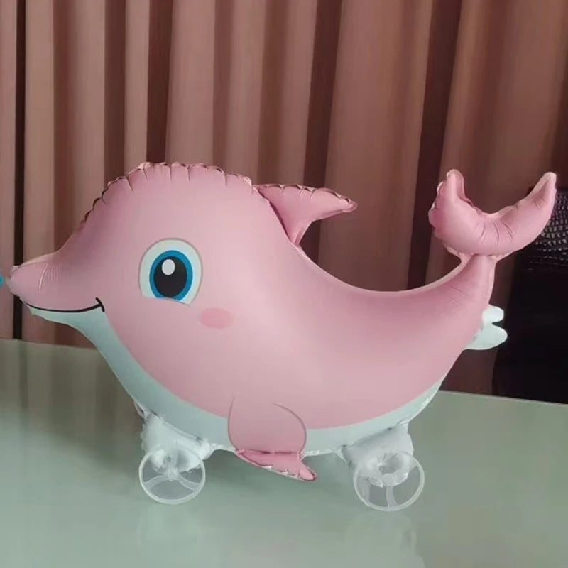 Stand Walking 4D Elephant Balloons for Baby Shower Decorations