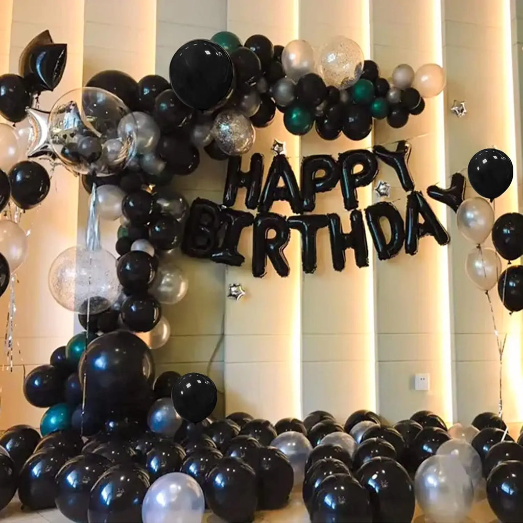 5-100pcs/Pack 12inch Black Latex Balloon for Wedding Birthday Party Baby Shower Engagement Anniversary Decoration Supplies Favor