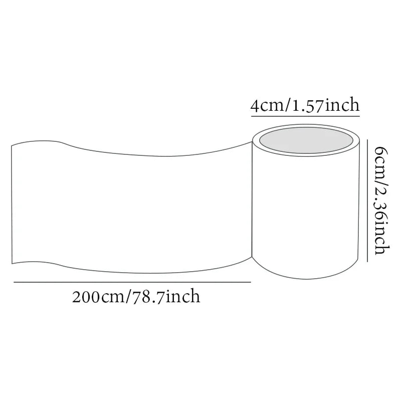 6Style 1Roll/bag Travel Scenic Story Series Die Cut Tape Creative DIY Handbook Scrapbook Phone Case Card Hang Tag