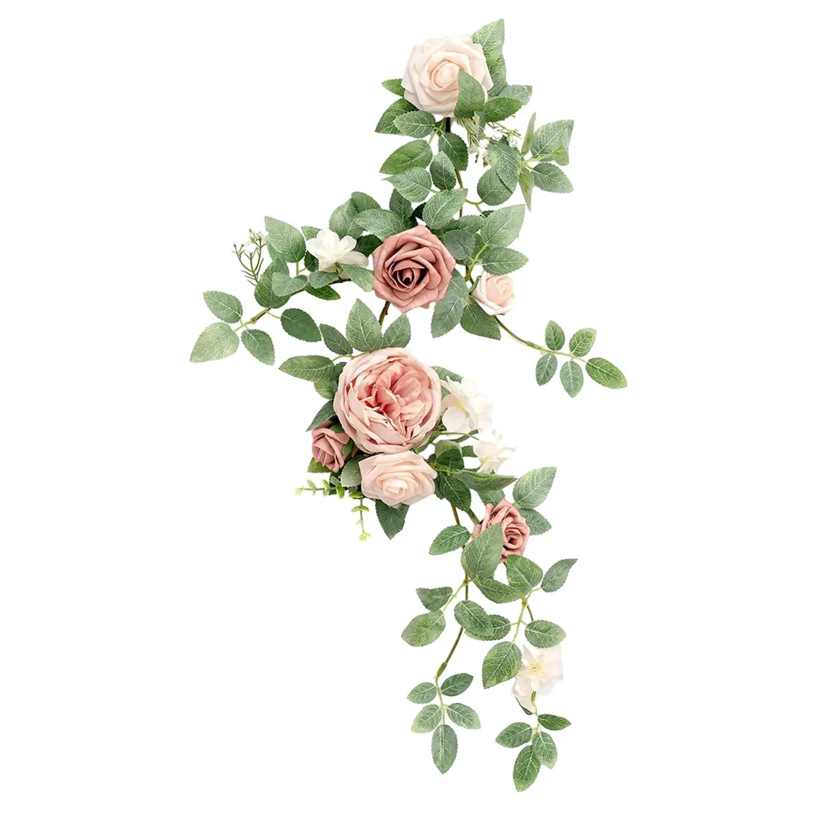 Artificial Flower Swag Flower Arrangement Wedding Arch Flower Silk Flower for Ceremony Front Door Backdrop Arbor Decoration