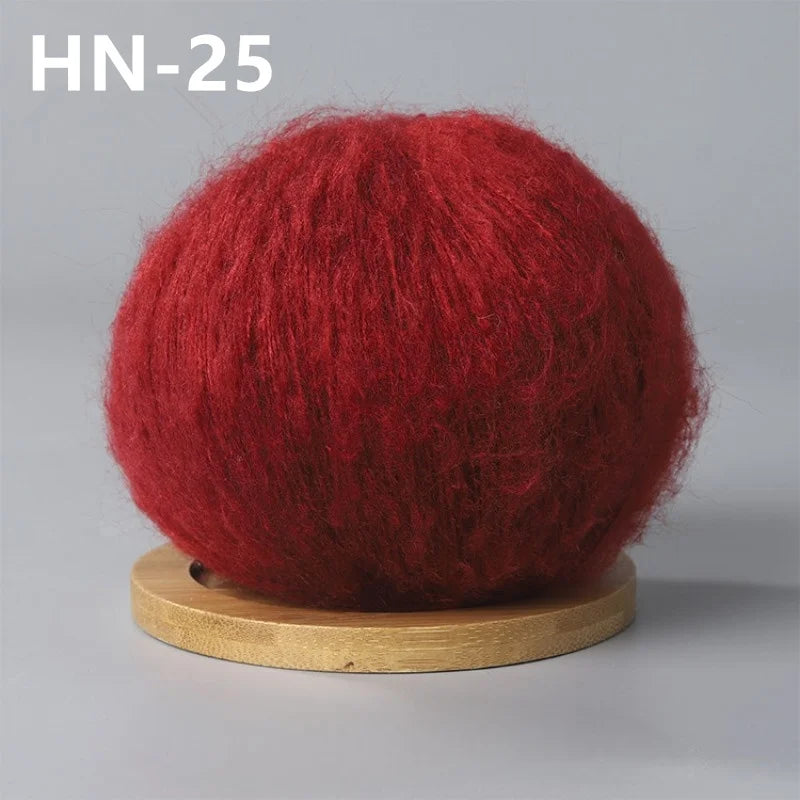 250g Crochet Mohair Yarn For Knitting Sweater Shawl Skin-Friendly Baby Wool Lace Thread ilos para tejer dedelgado Yarns 5pcs