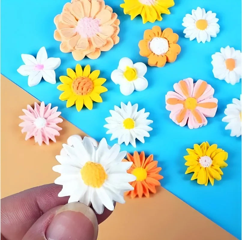 1pc Flower Silicone Candle Mold Daisy Aromatherapy Soap Mold DIY Earring Pendants Making Clay Craft Moulds Handmade Candle Mold