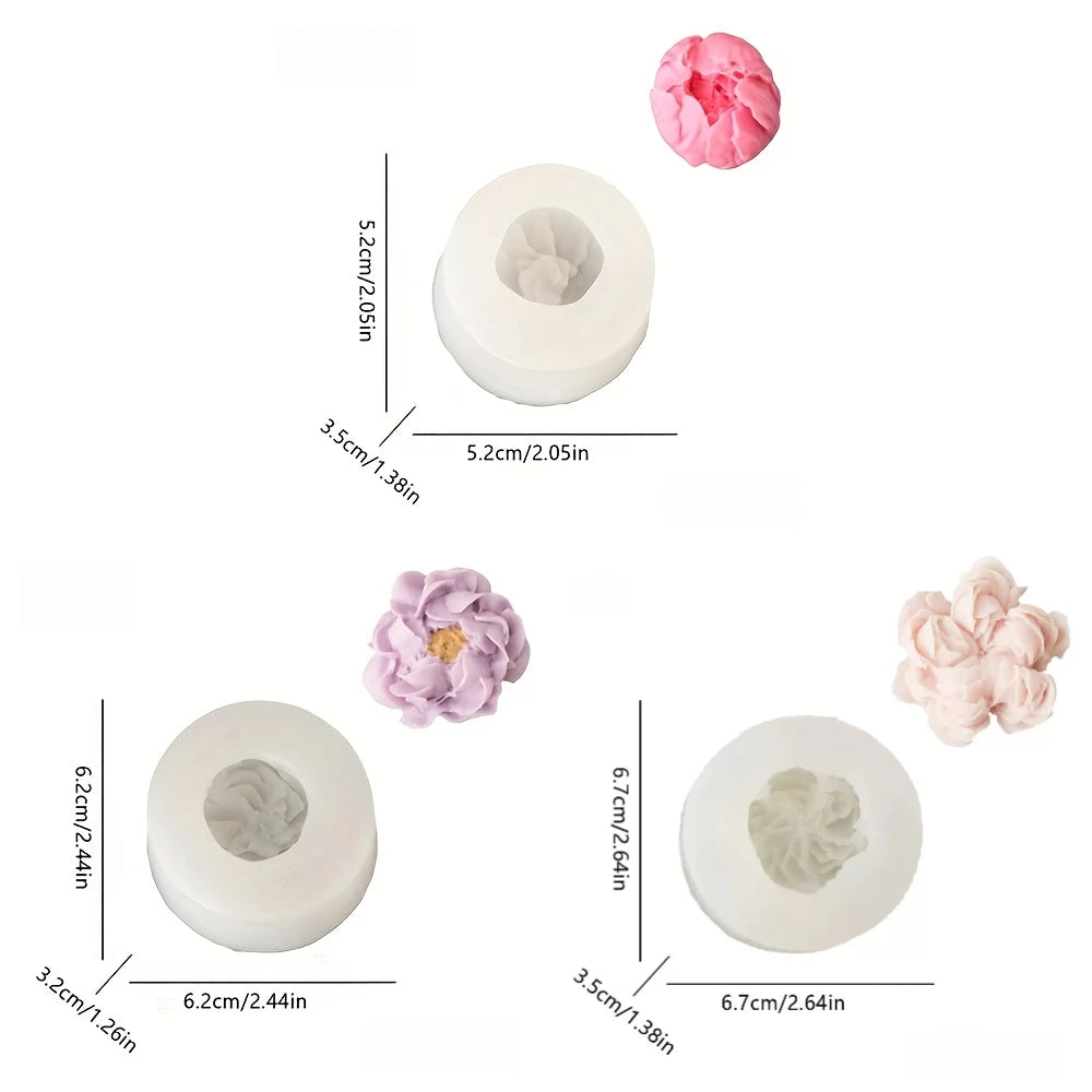 1One Strawberry-Shaped Silicone Mold-3DAromatherapy Candle Wax Mold，DIYBerry Shaped Candle and Soap，Durable、Flexible、Materials T