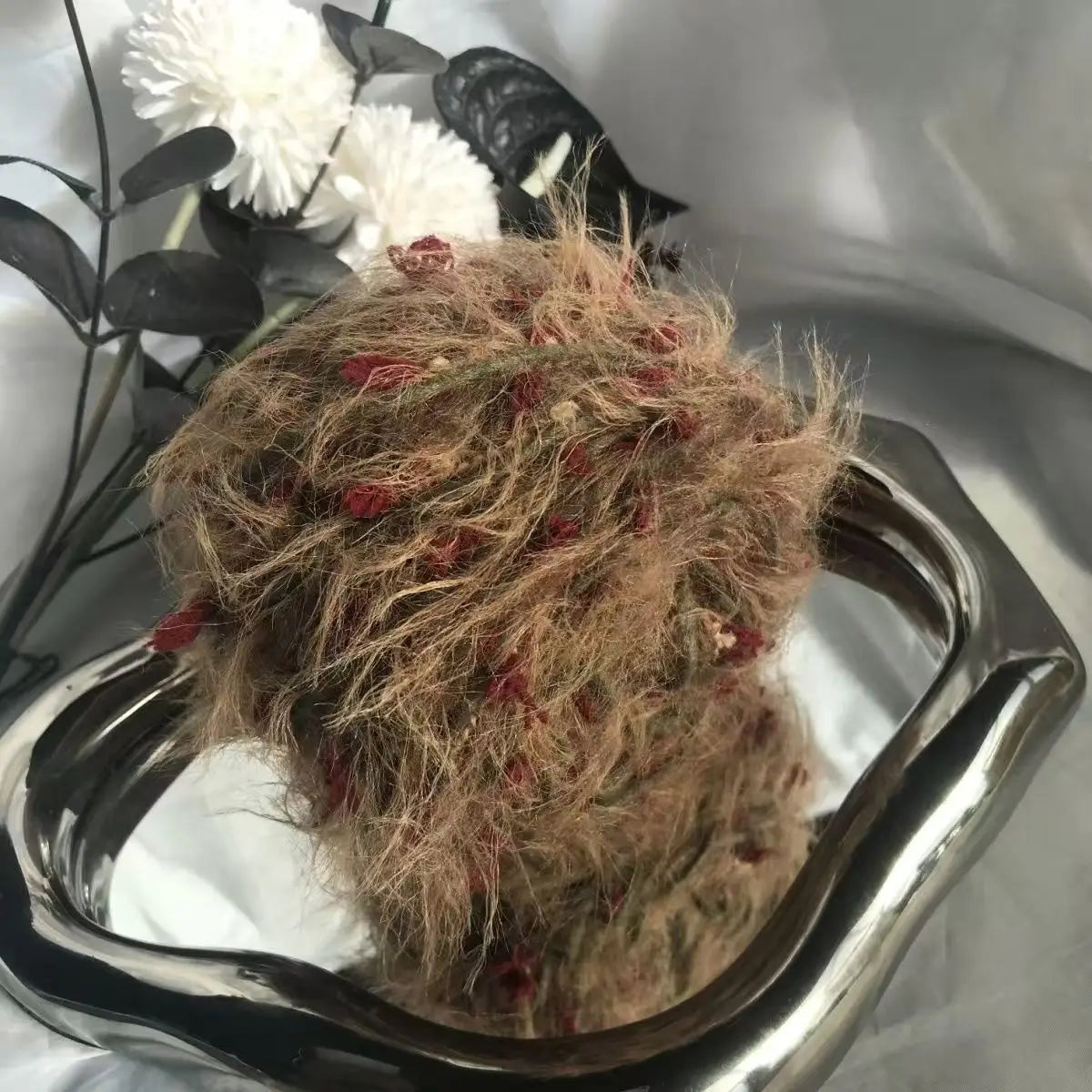 125g/roll Green Yarn Tricot Wool Blends Diy Hand Knitting Features Hand Mixed Plush Yarn Wool Ball Crochet Woven Hairpin Sweater