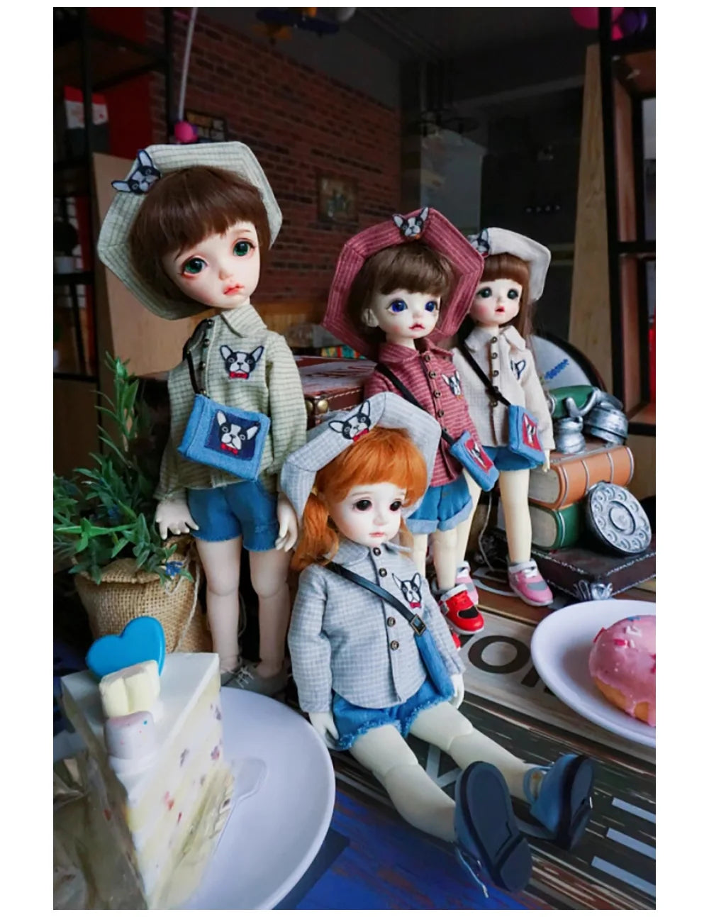 DIY Japan Little Cloth group Yarn-dyed fabric,for sewing Handmade Patchwork Quilting ,Grid Stripe For Sewing Doll clothes