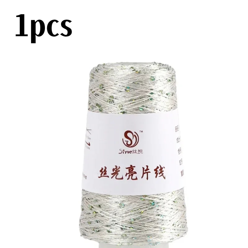 150 Colour 700M 100g special Sequin yarn DIY garment accessories Rag doll Knitting yarn