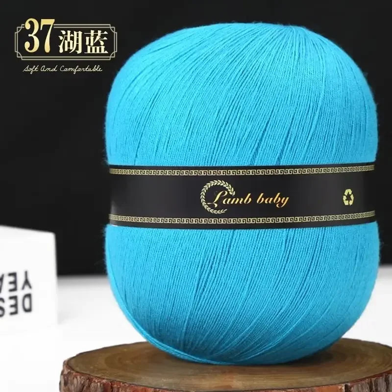 150G Colorful Fine Cotton Yarn for Hand Knitting Silk Cotton Yarn for DIY Light weight Sweater Knitting yarn wholesale
