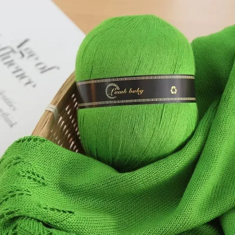 150g Pure Silk Cotton Thread Lace Thread Soft Summer Thread Pure Cotton Hand Woven DIY Half Sleeve Hat Scarves Sweater Wholesale