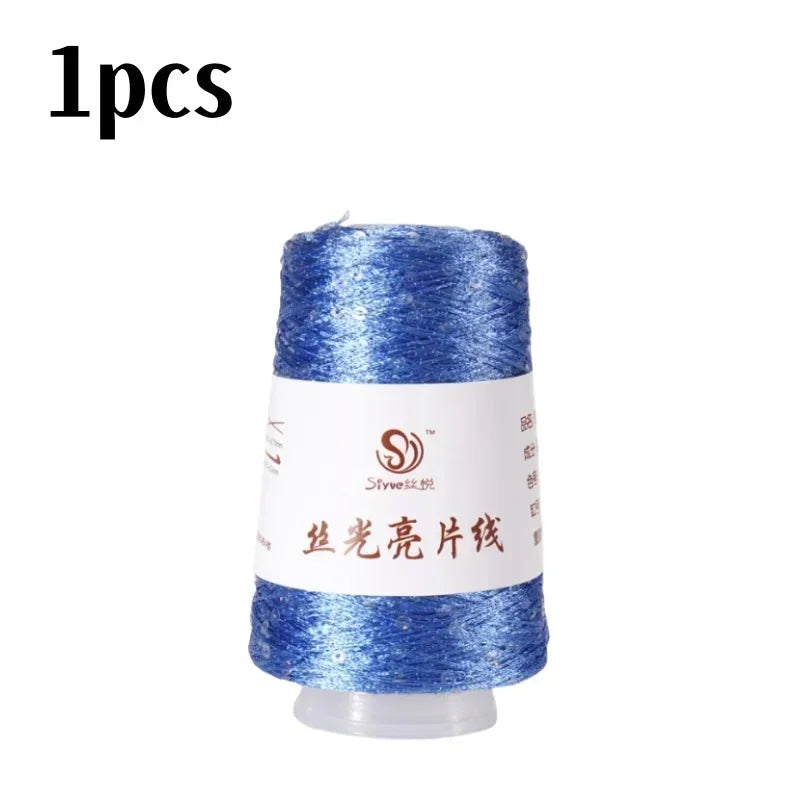 150 Colour 700M 100g special Sequin yarn DIY garment accessories Rag doll Knitting yarn