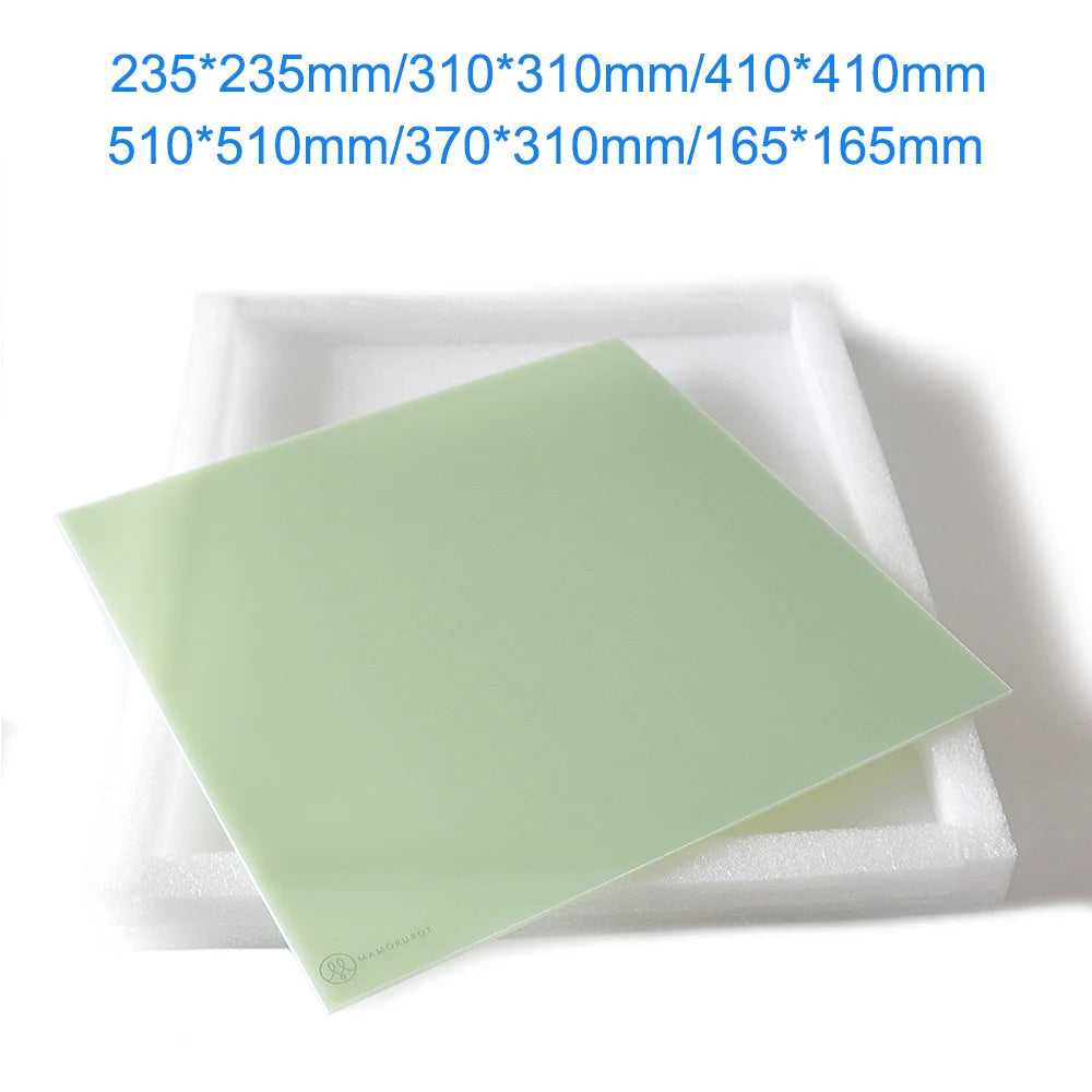 Mamorubot Ultrabase  3D Printer Platform Polypropylene Build plates for FDM Printer