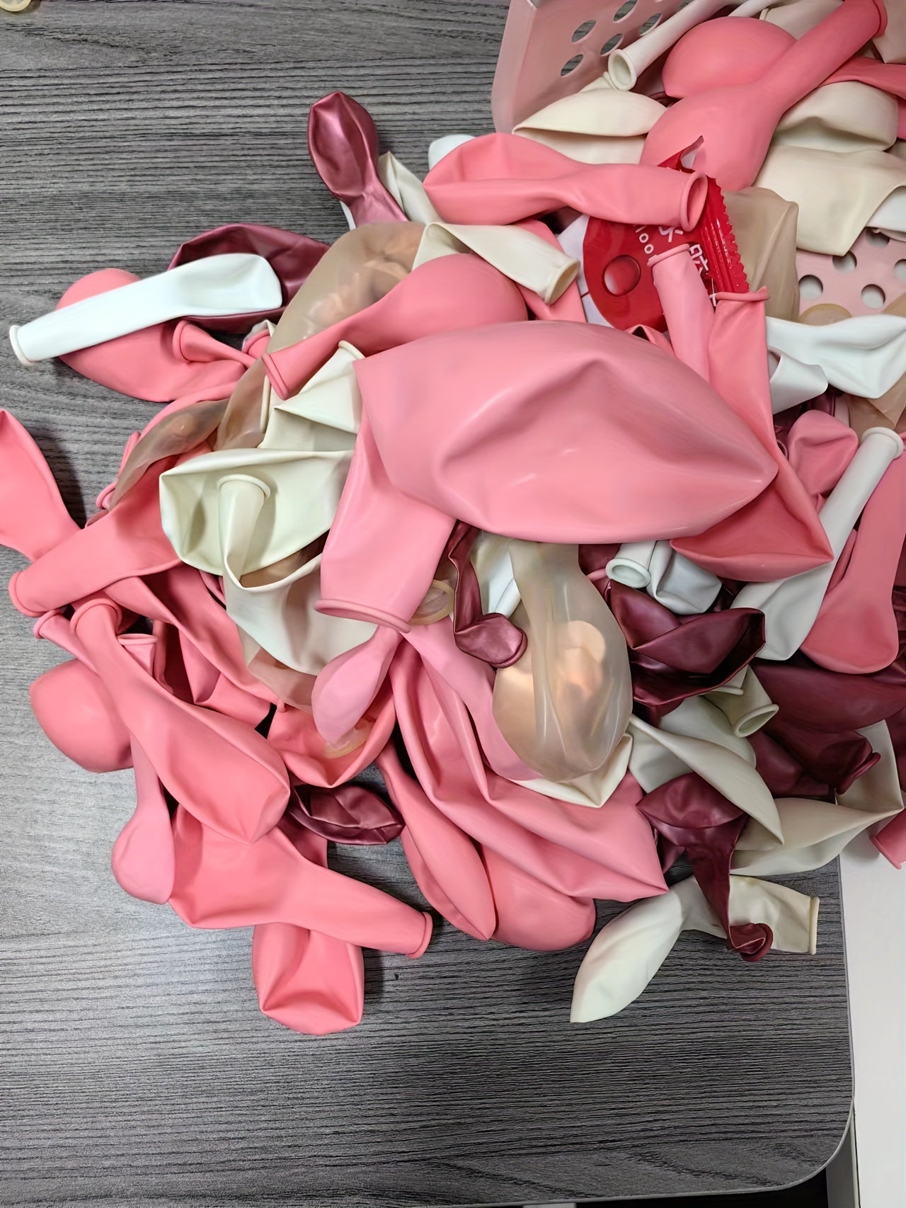 160pcs A Set Light Red Purple Latex Balloons Garland Arch Kit Birthday Party Decor Wedding Birthday Party Supplies Decor Latex Balloon, Halloween Decorations, Christmas Decorations