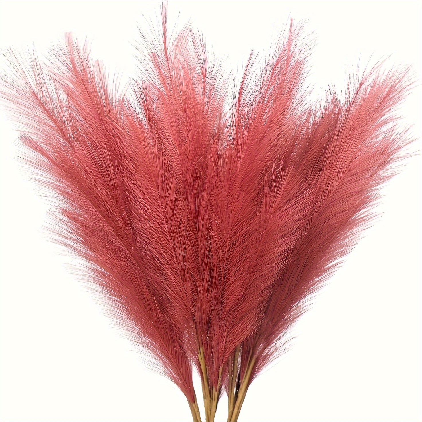 18pcs Artificial Plant Pampas Grass, 21.6in/55cm Faux Plant Vase Flower Arrangement, Fall Family Kitchen Bohemian Decoration Festival Wedding Party Decoration Atmosphere Props