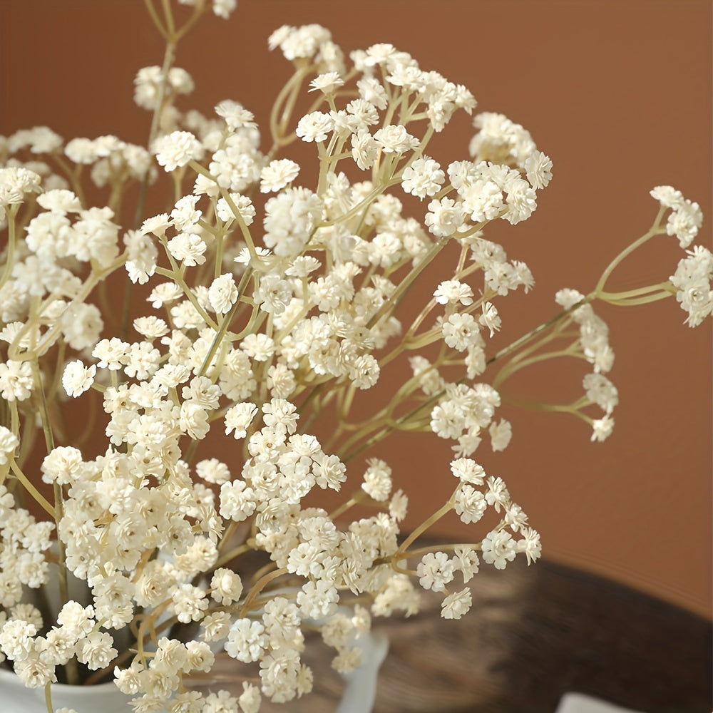 5pcs Real Touch Artificial Gypsophila Flowers - Perfect for Weddings, DIY Floral Arrangements, Home Decor and More!