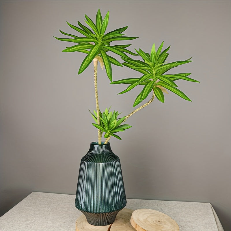 1pc Artificial Green Plants with Stems for Indoor and Outdoor Decor and Photography