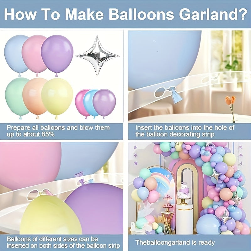 A Set of 118 Rainbow Balloon Arch Decorations, Suitable for Birthday Parties, Valentine'S Day, Mother'S Day, Engagement Gifts, Bridal Showers, Wedding Decorations, Anniversary Celebrations, Graduation Events, Holiday Decorati