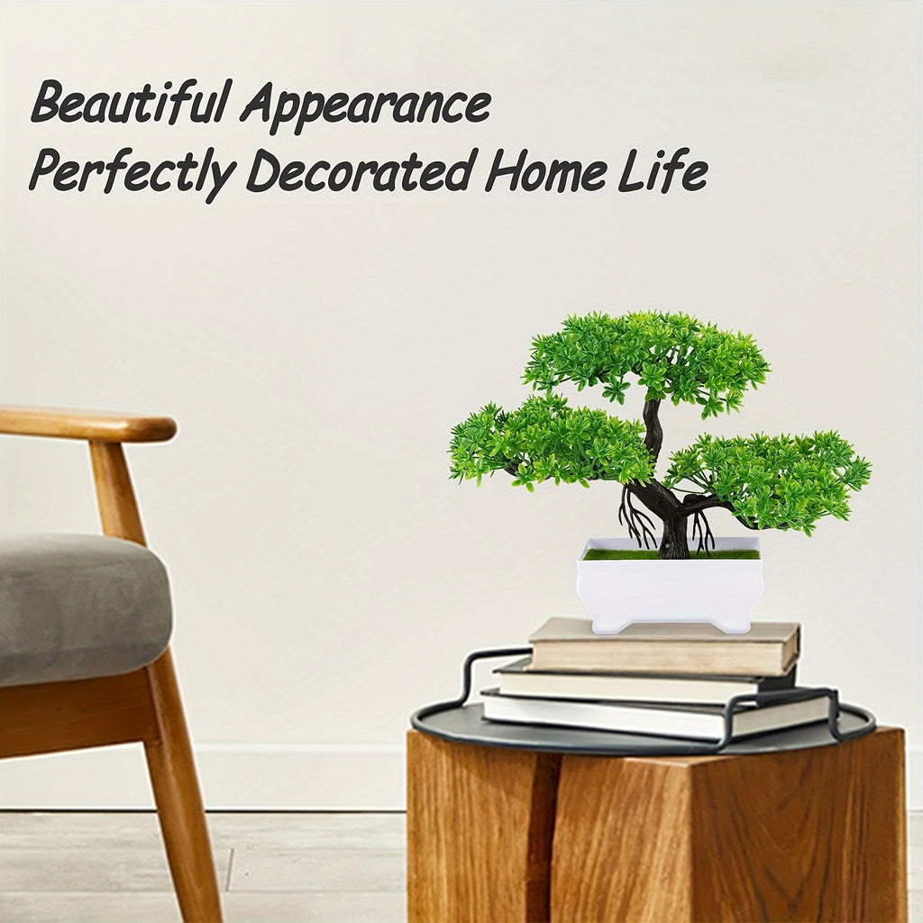 1pc Mini Cloud Pine Artificial Bonsai - Perfect for Home & Office Decor, Ideal Housewarming Gift