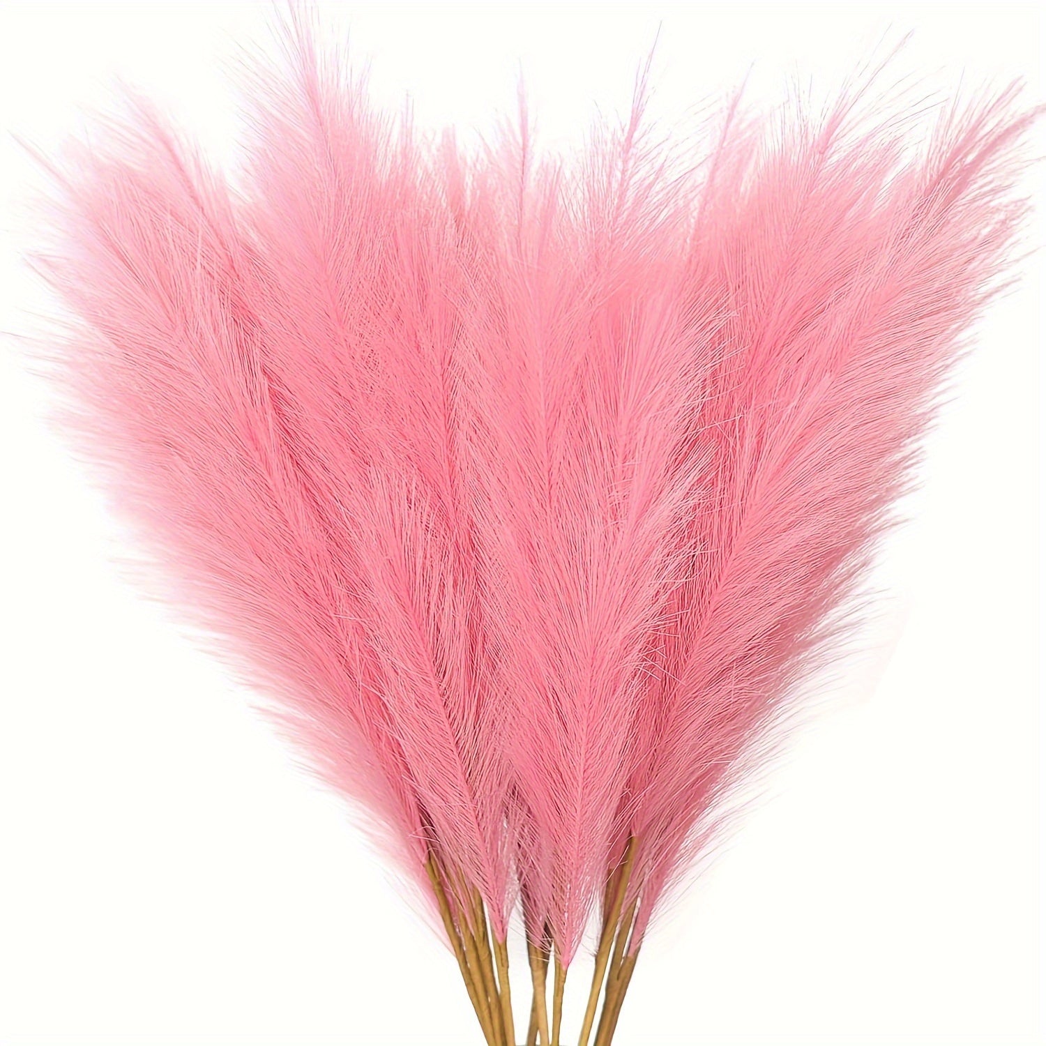 18pcs Artificial Plant Pampas Grass, 21.6in/55cm Faux Plant Vase Flower Arrangement, Fall Family Kitchen Bohemian Decoration Festival Wedding Party Decoration Atmosphere Props