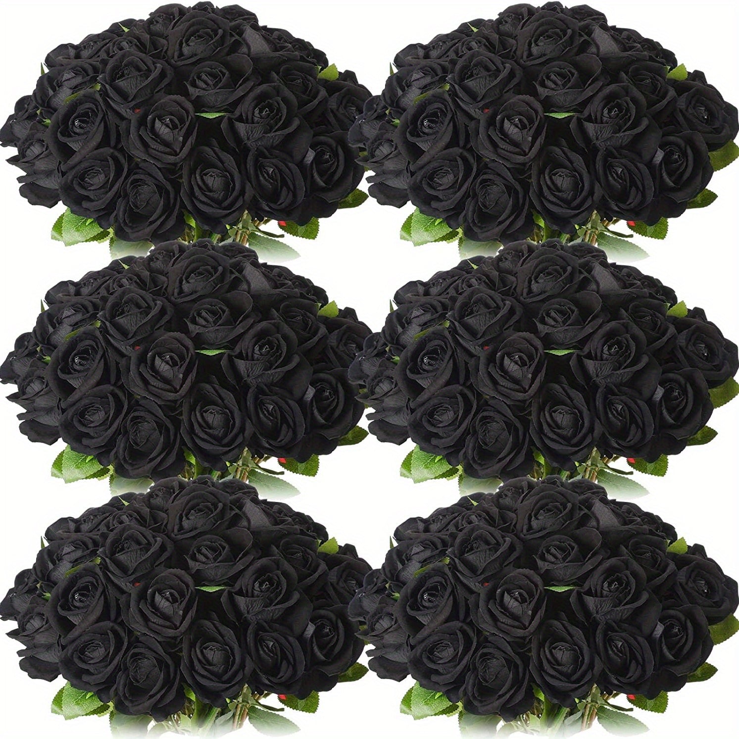 24pcs Artificial Rose Flower, Realistic Silk Roses With Stem Bouquet Of Flowers Plastic Flowers Real Looking Fake Roses For Home Wedding Centerpieces Party Decorations, Room Decor, Home Decor