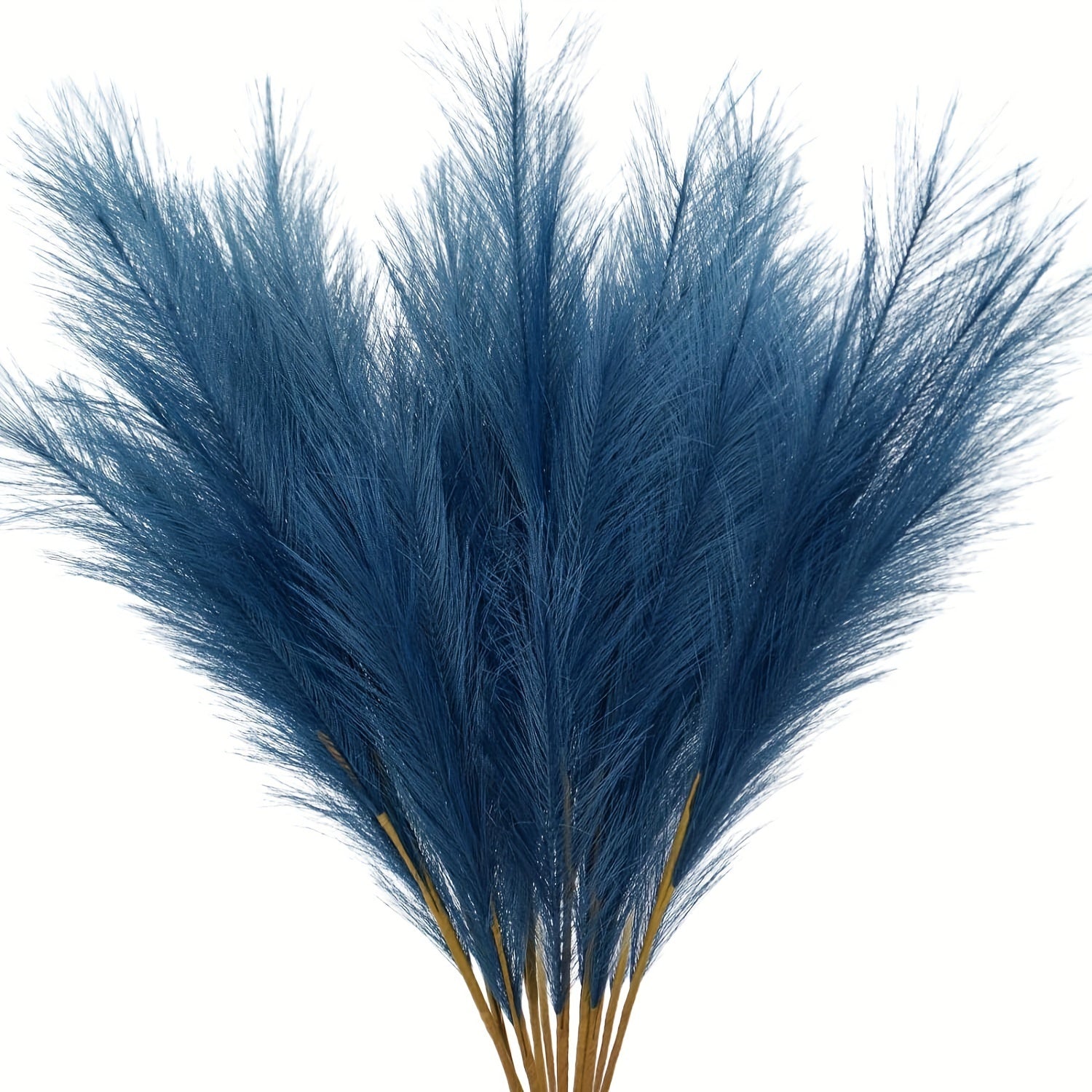 18pcs Artificial Plant Pampas Grass, 21.6in/55cm Faux Plant Vase Flower Arrangement, Fall Family Kitchen Bohemian Decoration Festival Wedding Party Decoration Atmosphere Props