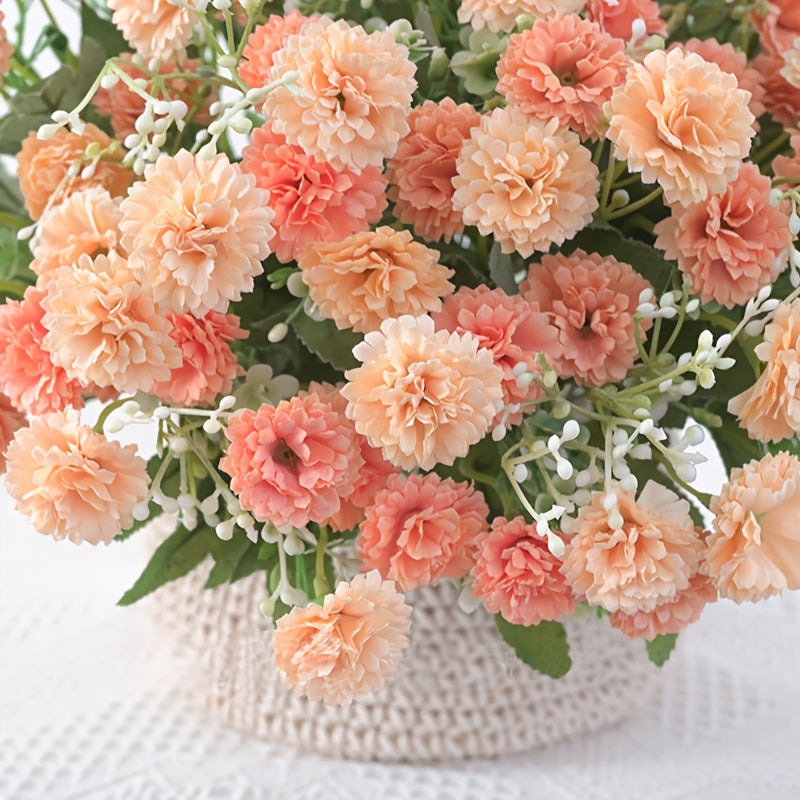 1pc 20 Heads Artificial Flowers, Fake Hydrangeas, Wedding Routes fabric Flowers for Home Furnishings Hotel Decorations Valentine's Day Gifts Mother's Day Gifts Birthday Gifts