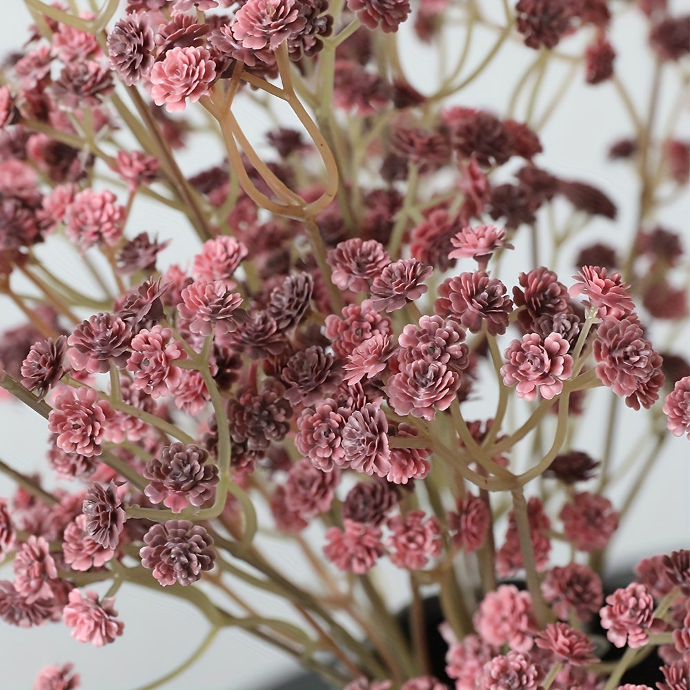 5pcs Real Touch Artificial Gypsophila Flowers - Perfect for Weddings, DIY Floral Arrangements, Home Decor and More!